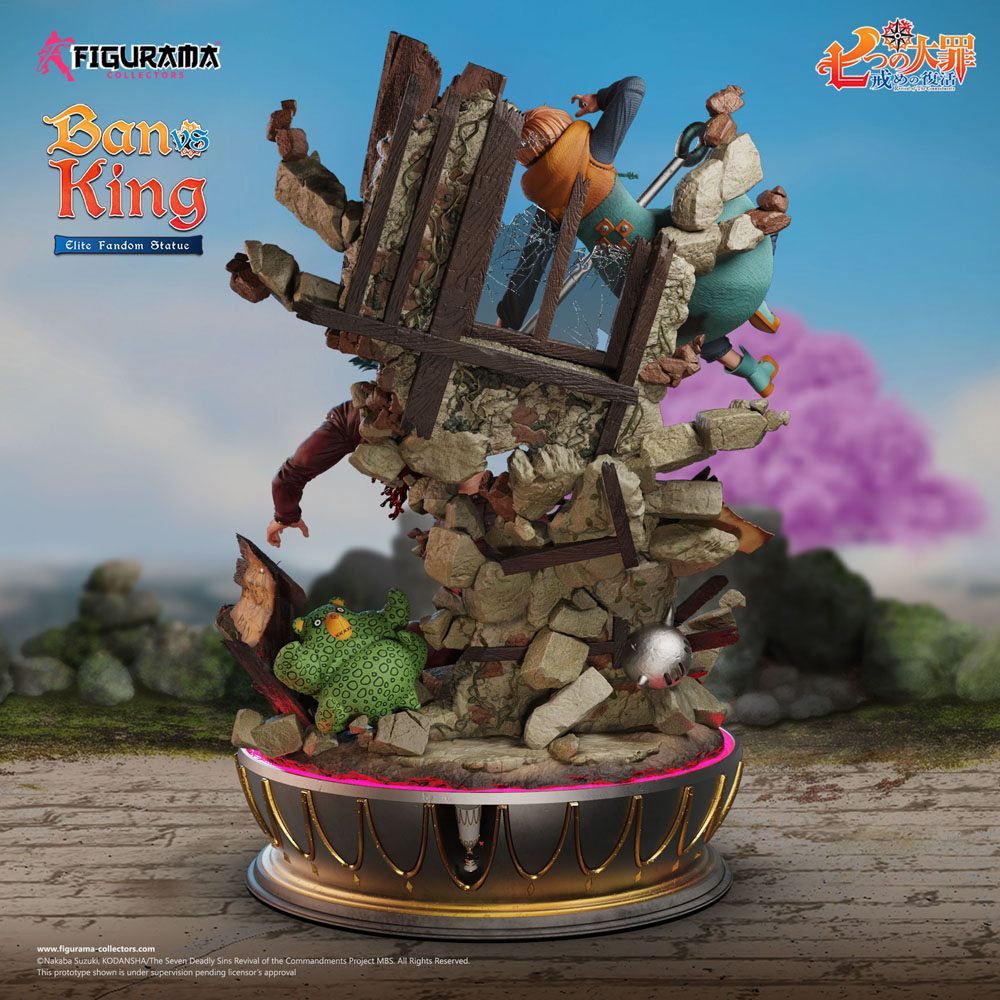 Seven Deadly Sins Elite Fandom Diorama 1/6 Ban vs King 54 cm | Seven Deadly  Sins (The)