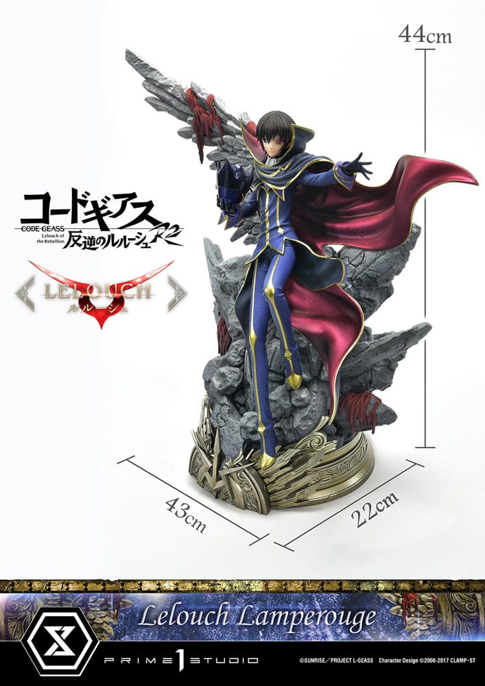 Code Geass: Lelouch of the Rebellion Concept Masterline Series statuette 1/6 Lelouch Lamperouge 44 cm Code Geass: Lelouch of the Rebellion Concept Masterline Series statuette 1/6 Lelouch Lamperouge 44 cm 5