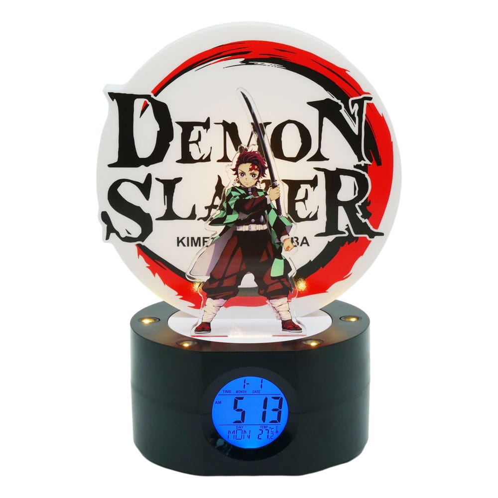 Demon Slayer: Kimetsu no Yaiba Alarm Clock with Light Tanjiro 21 cm