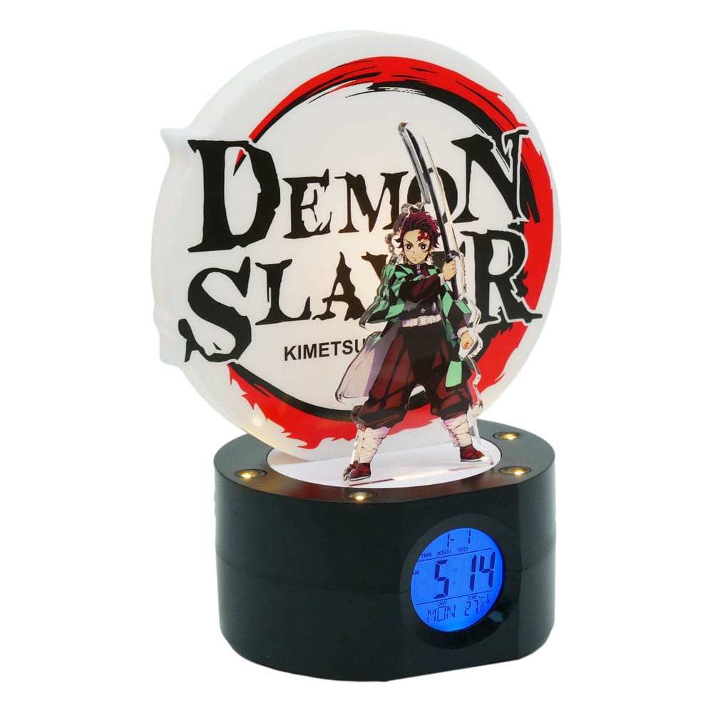 Demon Slayer: Kimetsu no Yaiba Alarm Clock with Light Tanjiro 21 cm