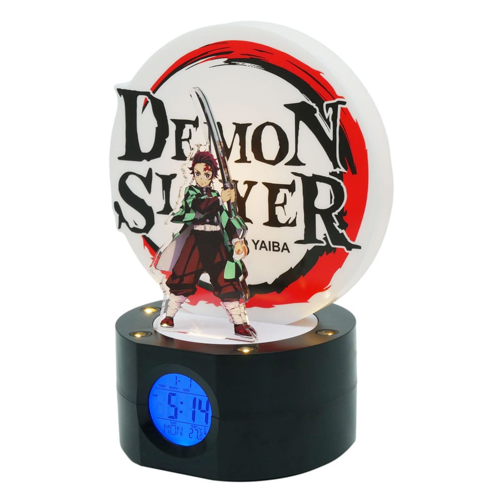 Demon Slayer: Kimetsu no Yaiba Alarm Clock with Light Tanjiro 21 cm