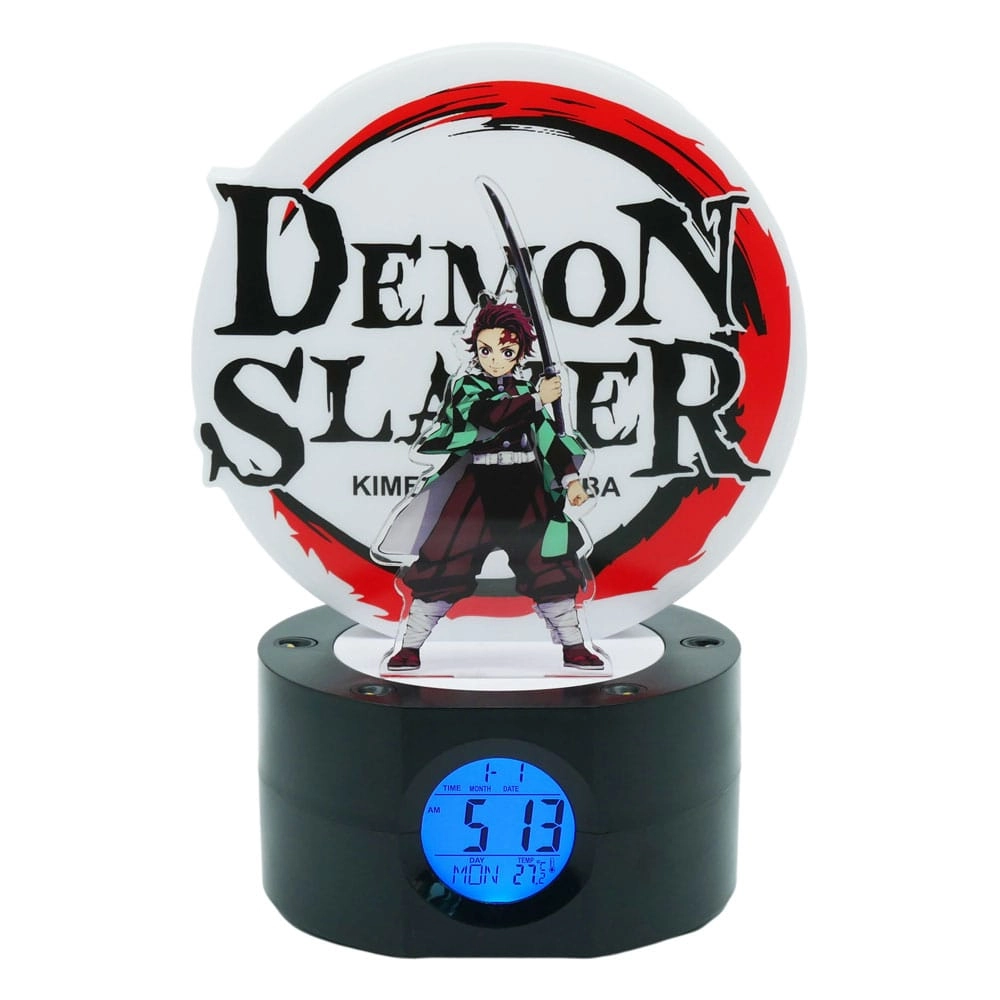 Demon Slayer: Kimetsu no Yaiba Alarm Clock with Light Tanjiro 21 cm