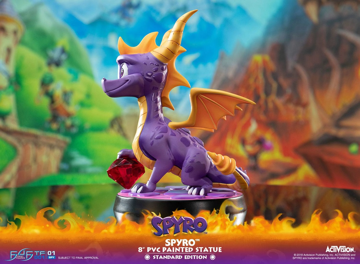 Spyro the Dragon statuette PVC Spyro 20 cm